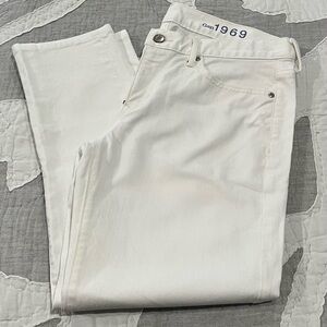 Gap Sexy Boyfriend White Denim